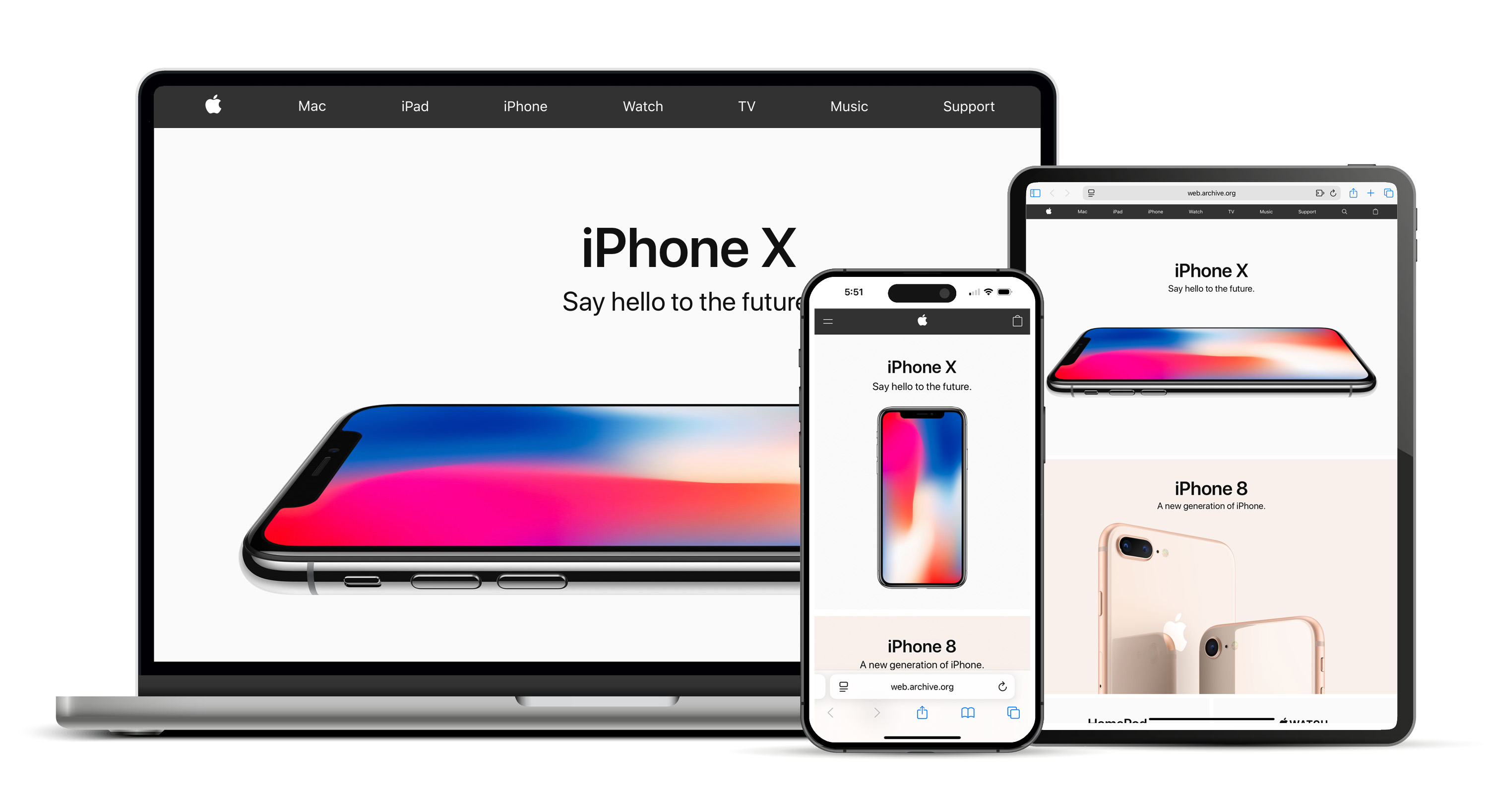 Apple.com Site Evolution
